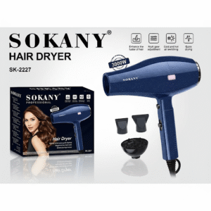 Hair Dryer Blue 3000 W